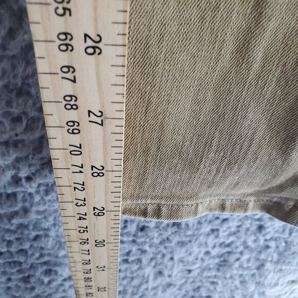 American Eagle Outfitters Jeans Mens 30x32 Tan Slim Relaxed Fit Stretch Denim - Picture 8 of 13